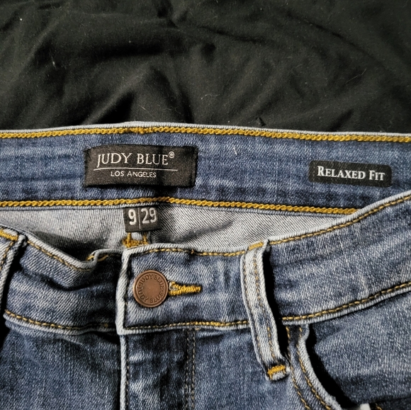 Judy Blue Relaxed Fit Distressed Jeans SZ 9/29 - Picture 4 of 6